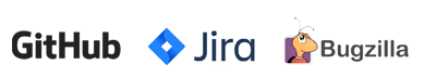 Bugzilla, Jira, GitHub